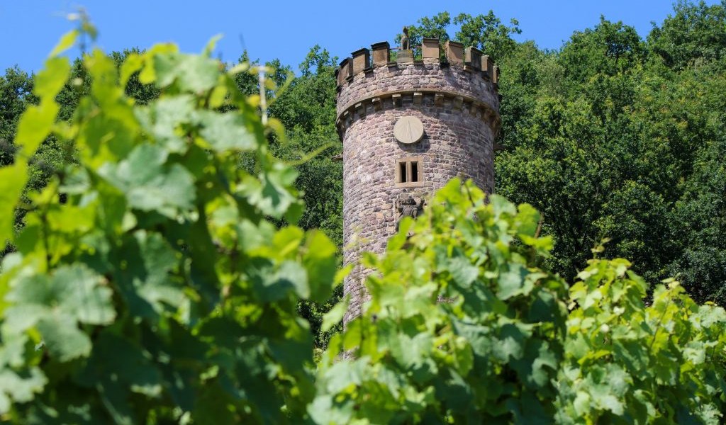 Ajaxturm besondere Orte Rheinhessische Schweiz