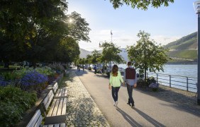 Promenade Kulturufer &copy; Klaus-Peter Kappest / Bingen Tourismus & Kongress GmbH