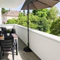 S&uuml;dbalkon mit Blick ins Gr&uuml;ne (2) &copy; Kisch