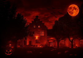 Halloween-Gruseltour, &copy; KI generiert -  Rainer Oppenheimer