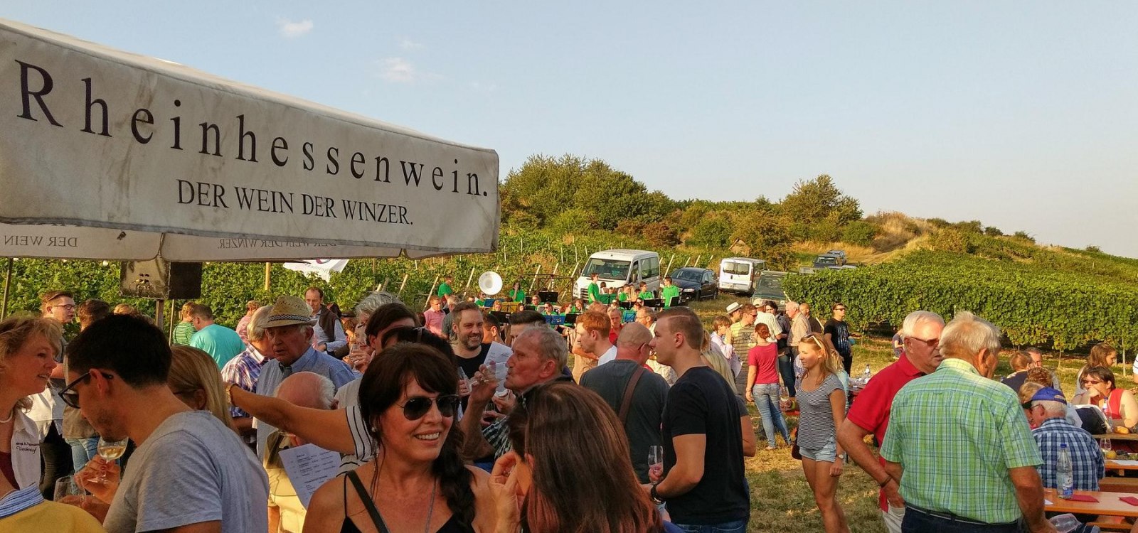 Weinprobe zur Selzer Kerb in den Weinbergen, &copy; Frank Hamm