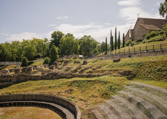 R&ouml;misches Theater mit der Lutherkirche