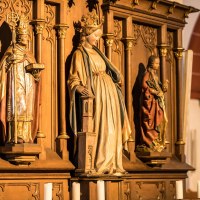 St. Martin  Heilige Barbara /Bild Bingen