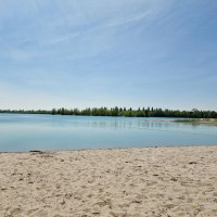 Pfarrwiesensee Gimbsheim, Strand