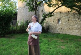 Mit der Frau des Nachtw&auml;chters durch Dalsheim