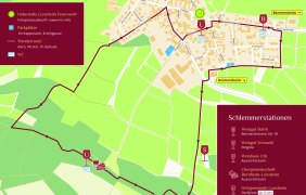 Weinwanderung Karte &copy; Ortsgemeinde Lonsheim