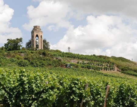 Blick auf das Zellertaler Ehrenmal
