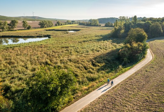 Fietsen Selztal Fietspad Hahnheimer Bruch Luchtfoto, &copy; &copy; Dominik Ketz