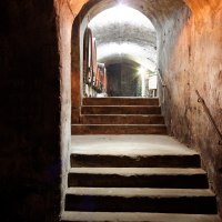 Museum Guntersblum Aufgang Fasskeller