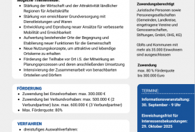 Infoflyer BULEplus: LAND.HEIMAT.INNOVATION