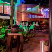 Garten Abend &copy; Atrium Hotel Mainz