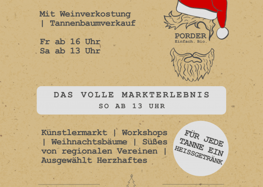 Weihnachtsmarkt Porderhof 2025