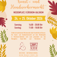 Plakat zum Herbstmarkt 2026