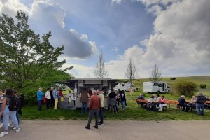 Weinausschank am Turm, &copy; Tourismus Bodenheim