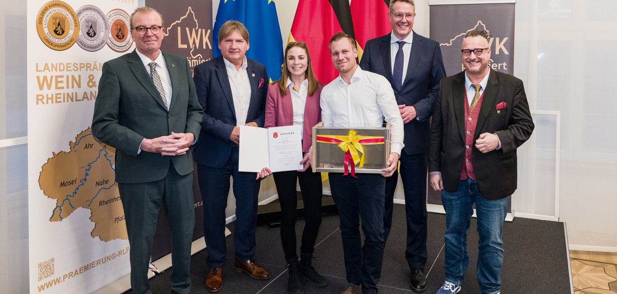 Ehrenpreis 2025 Weingut Dorst, © LWK RLP/Carsten Costard