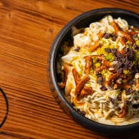 Dessert Salted Caramel Spaghettieis &copy; medienproduktion 2.0