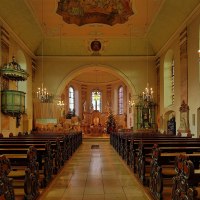 Innenaufnahme Remigiuskirche &copy; Rainer Oppenheimer/Stadt Ingelheim