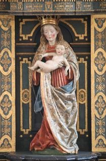 Muttergottes im Hochaltar © Dr. Luzie Bratner, Mainz