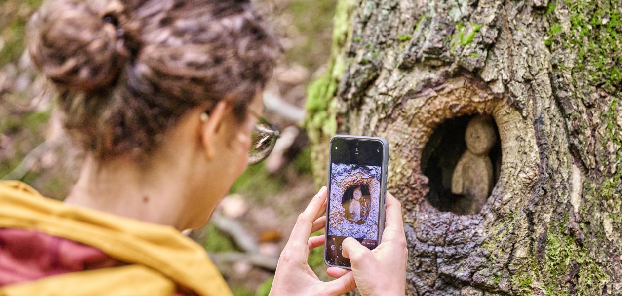 Baumgeist in der Steckeschl&auml;&auml;ferklamm, &copy; Florian Trykowski / Bingen Tourismus & Kongress GmbH