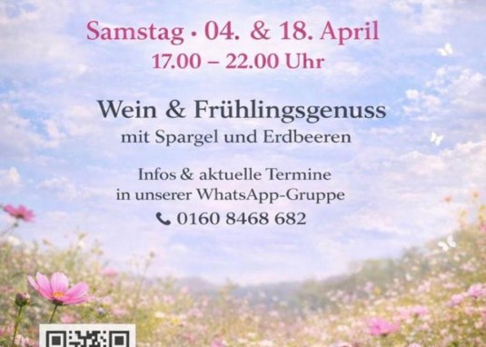 Fr&uuml;hling bei Schmitts &copy; Weingut Schmitt, Hohen-S&uuml;lzen