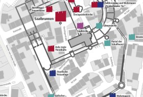 Map of the Kaiserpfalz Historical Circular Trail