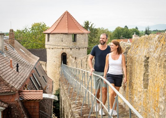 Auf der Fleckenmauer &copy; Dominik Ketz/Rheinhessen-Touristik