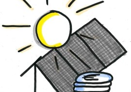 Titelbild f&uuml;r das Thema Balkon-PV, &copy; Katrin Berlinghoff