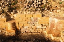 Sandstone replenishment of the underground crypt of St. Peter's, &copy; Axel Borlinghaus
