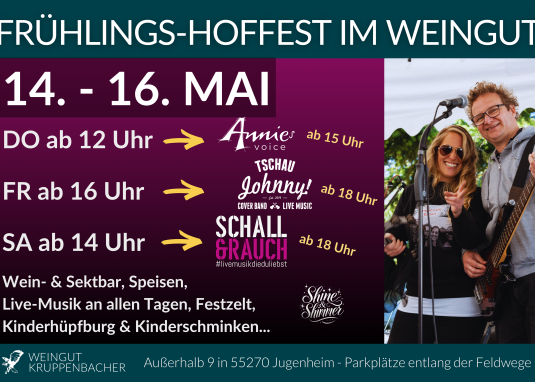 Fr&uuml;hlingsfest Weingut Kruppenbacher &copy; Weingut Kruppenbacher