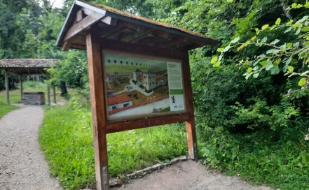 Hinweistafel an der „Villa Rustica“