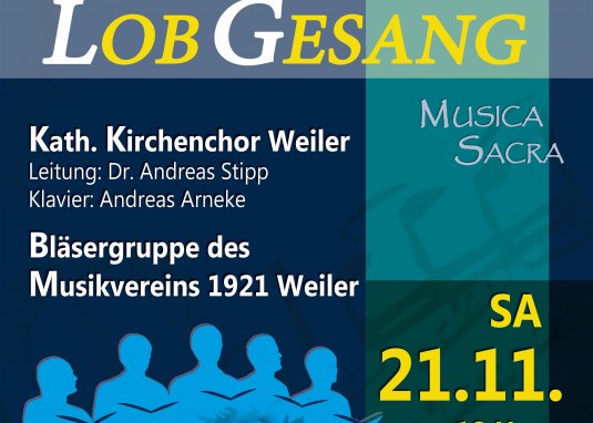 Konzertplakat &copy; Kirchenchor Weiler