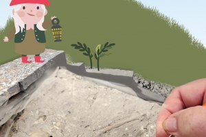 HeinzelFrau_amGrab
