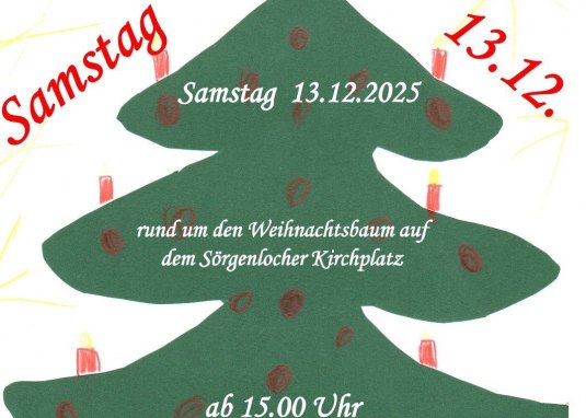 Plakat Weihnachtsmarkt Sörgenloch