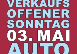 Plakat Auto, Wein und Einkauffspas