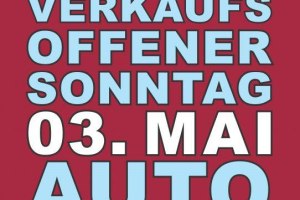 Plakat Auto, Wein und Einkauffspas