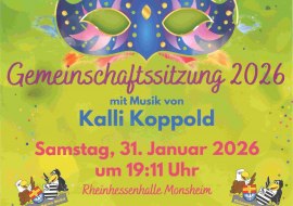 Plakat Fastnachtssitzung MoKri e.V.