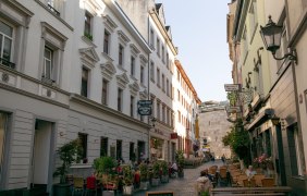 Au&szlig;engastronomie in der Jakobsbergstra&szlig;e