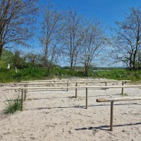 Pfarrwiesensee Gimbsheim - Fahrradparkplatz