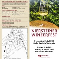 Niersteiner Winzerfest Programm 1