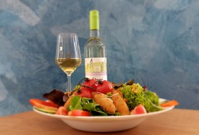 Salatbowl mit gebackenem Spargel