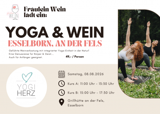 Yoga & Wein &copy; Dominique Pavlitschek