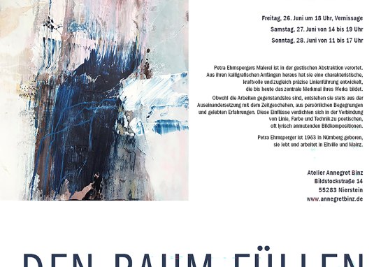 Plakat Petra Ehrnsperger &copy; Petra Ehrnsperger