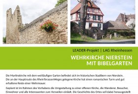 LEADER-Projekt Plakat: Wehrkirche Nierstein