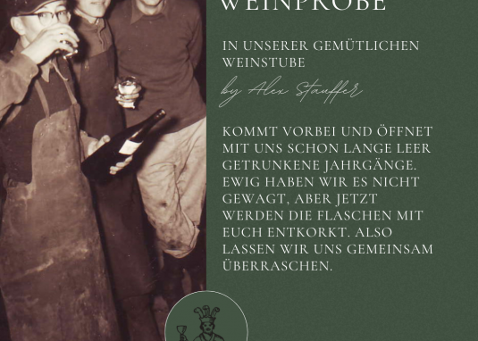 Schatzkammerweinprobe