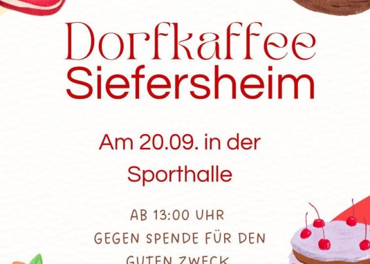 Plakat Dorfcaf&eacute;