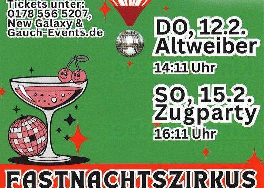 Fastnachtszirkus &copy; Gauch-Events