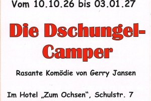Plakat Die Dschungel-Camper