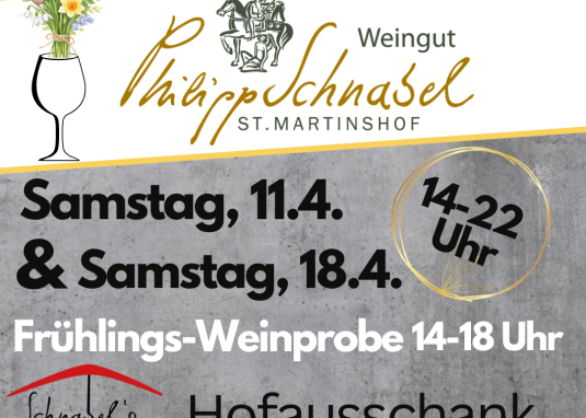 Fr&uuml;hlingsweinprobe &copy; Weingut Philipp Schnabel