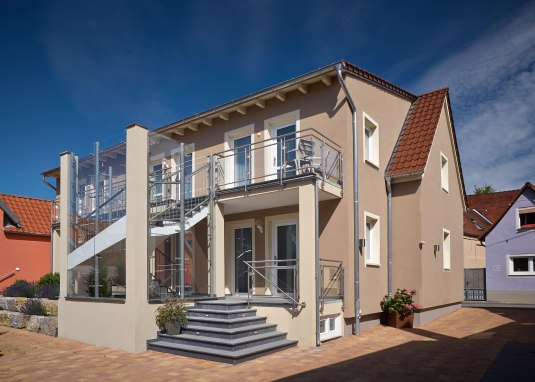 Gästehaus Ressler mit den Appartements Außenansich