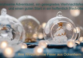 Weihnachten Weingut Feser, &copy; Weingut Feser